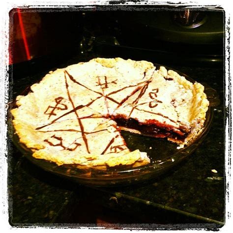 supernatural cherry pie|Recipe: Supernatural Devil's Trap Demon Proof .